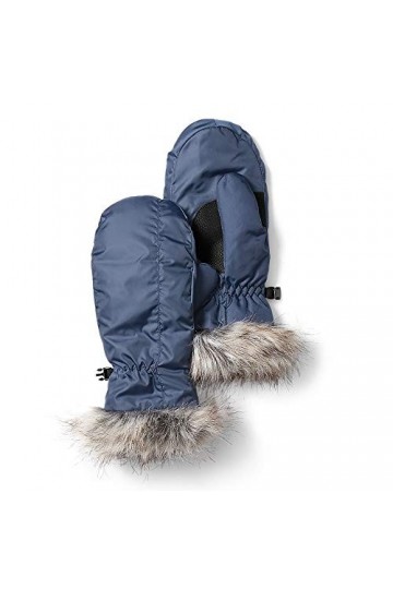 Eddie Bauer Lodge Moufles en duvet pour femme - Bleu - Small Régulier