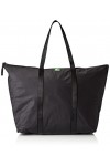 Lacoste Sac Cabas Izzie Femme, Noir Vert Fluo, Taille unique