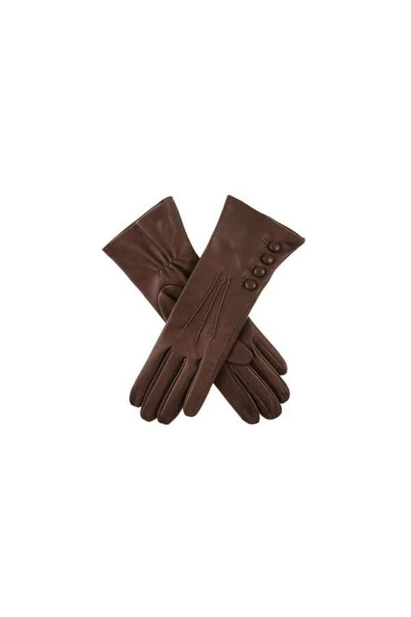 Dents - Gants - Femme - Marron Mocca - FR : Size 7 Taille fabricant : Size 7 