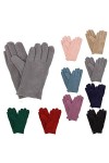 Trendcool - Gants dhiver pour femme Taille unique. Gants tactiles pour mobile. Fins et élégants. Gants chauds, pour le froid