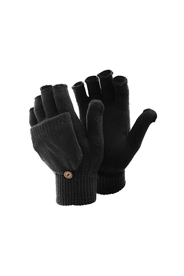 Floso - Mitaines avec capuchon - Femme Taille unique Marron 