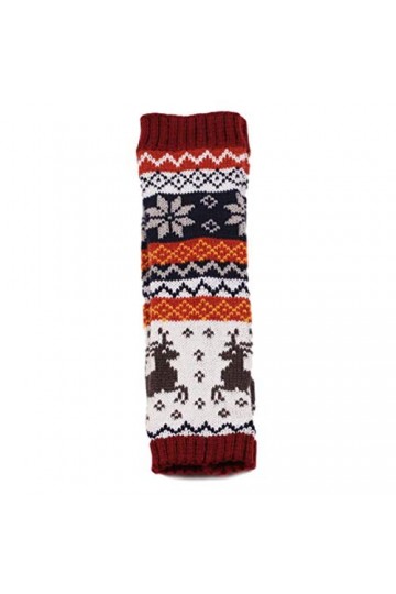 Gants Mitaines dhiver chauds pour fille Bras tricoté doux et chaud sans doigts pour femme Gants Gants Mitaines Combo avec po