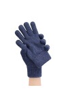 STKOOBQ Ensemble gants et écharpe rembourrés en laine pour femme Automne Hiver Couleur unie Taille C, Taille unique 