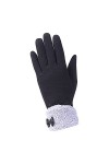 Gants Moufles Femme Protection Froid Couleur Unie Gants Thermiques Épais Coupe-Vent Gants dhiver Doux Chaud Écran Tactile Ga