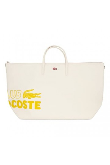 Lacoste grand sac cabas L.12.12 Concept Seasonal Femme Farine Pistil
