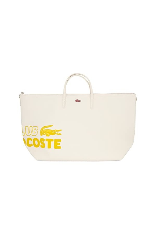 Lacoste grand sac cabas L.12.12 Concept Seasonal Femme Farine Pistil