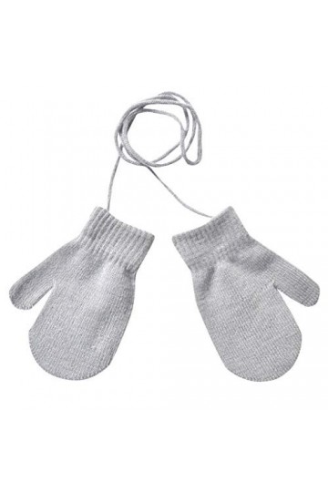 Moufles pour femme par temps froid chauffantes dhiver avec fil tricoté pour enfants - Gants chauds