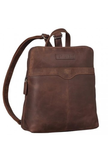 STILORD Heidi Elégant sac a dos femmes cuir Sac à main à dos en cuir véritable pour femmes Vintage Daypack Retro Sac à dos 