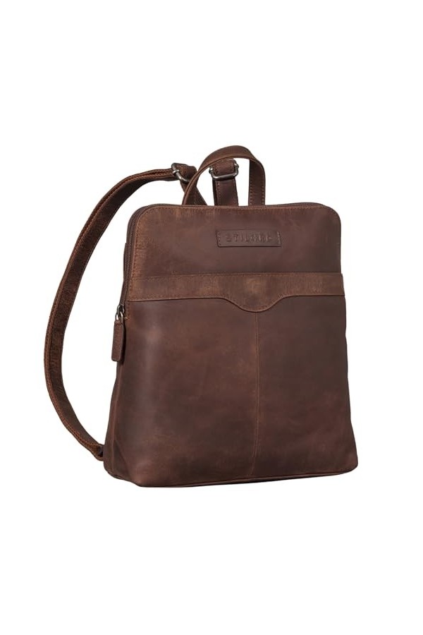 STILORD Heidi Elégant sac a dos femmes cuir Sac à main à dos en cuir véritable pour femmes Vintage Daypack Retro Sac à dos 