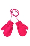 ZHIYU Gants fixes dhiver tricotés mignons chauds avec des gants à lacets, chaussures clown femme, Rose, taille unique