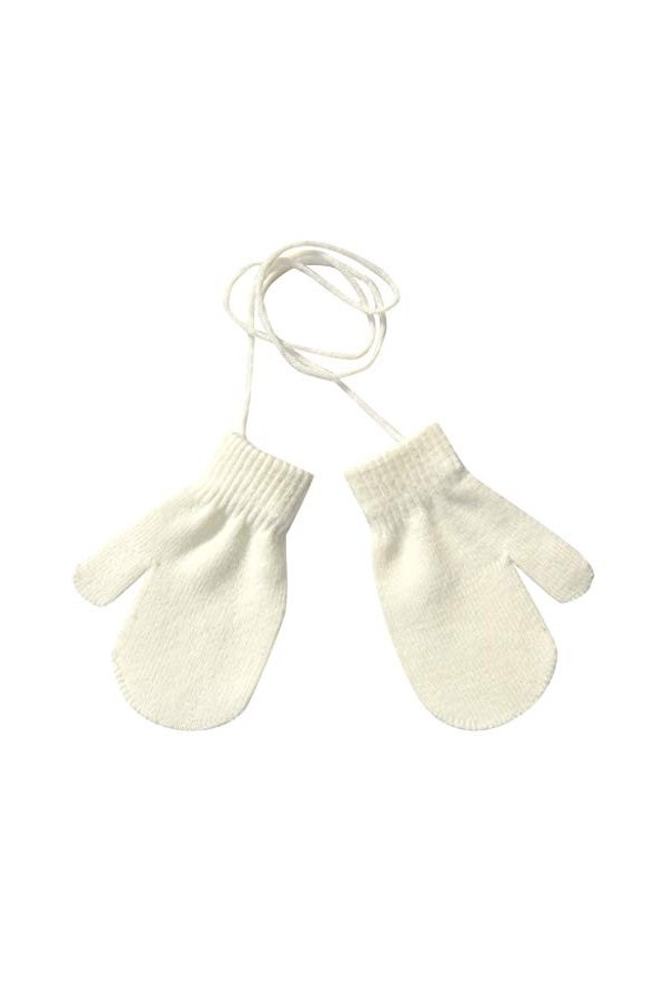 ZHIYU Gants fixes dhiver tricotés mignons chauds avec des gants à lacets, chaussures clown femme, Rose, taille unique