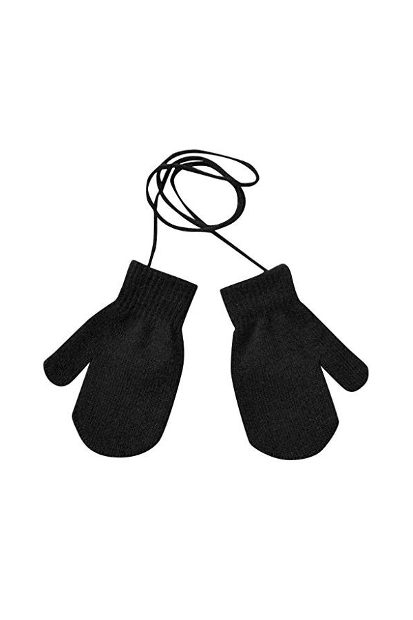 ZHIYU Gants fixes dhiver tricotés mignons chauds avec des gants à lacets, chaussures clown femme, Rose, taille unique