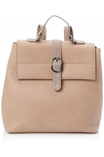 USHA Rucksack, Sac à dos aux femmes, Beige,