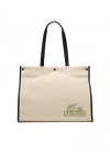 Lacoste-WOMEN SHOPPING BAG-NF4188TD, NATURAL SINOPLE ESTRAGON, Taille unique