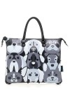 GABS G3 PLUS M BULL Can Dogs Animal POP sac bandoulière transformable sac à dos shopper hobo épaule Made in Italy Cuir 100%, 
