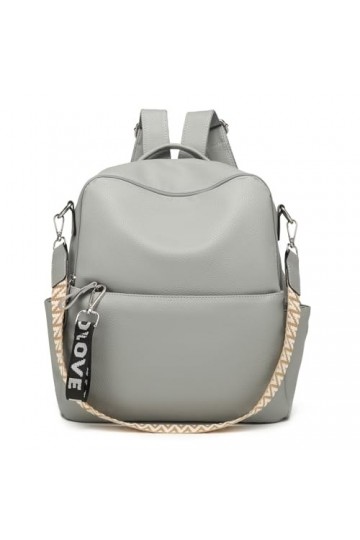 Suweir Sac à Dos Femme Petit - Sac a Dos 2 en 1 Sac à Dos en Cuir PU pour Femme Sac à Dos décole Sac à Dos en Cuir imperméab