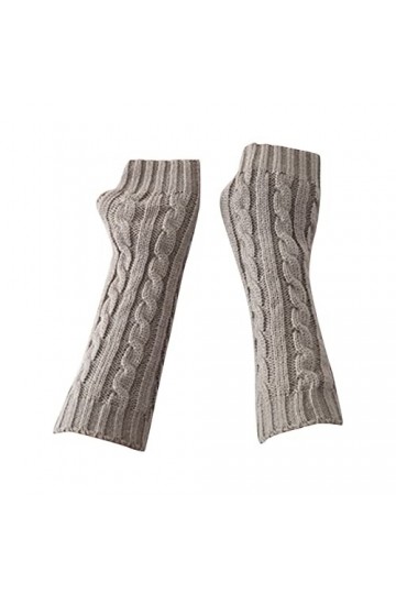 Mitaines Mitaines Hiver Mode Manchettes Femme Laine Chauffe-pouls Manches Longues Gants Gants Gants Chaud Crochet Manchettes