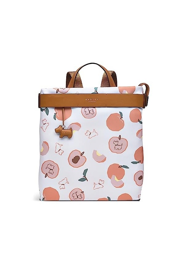 RADLEY London Lifes A Peach Sac à dos zippé responsable pour femme, fabriqué à partir de polyester recyclé et bordures en po