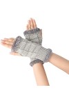 Mitaines avec cordon, gants coupe-vent, gants à 3 doigts, gants pour homme, gants brillants, gants en fourrure, gants longs p