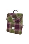 Glen Appin LB1213 Harris Tweed Tummel Sac à dos couleur 125 chiné/violet , Couleur 125 chiné/violet, S