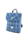 Glen Appin Harris Tweed Tummel LB1213 Sac à dos couleur 129 bleu/carreaux , Couleur 129 bleu/carreaux, S