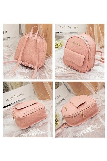 Sac a Dos Femme Elegant Leger, Sacs à Main Portés Sport Voyage Petit Sac a Antivol Sac College Fille Ado Tendance Bandoulière