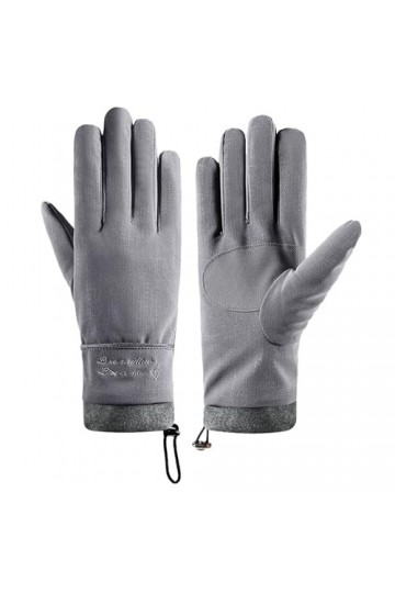 Mitaines en cachemire pour femme - Gants chauds tricotés - Sans doigts - Automne - Hiver - Pour femme - En tricot - Avec trou