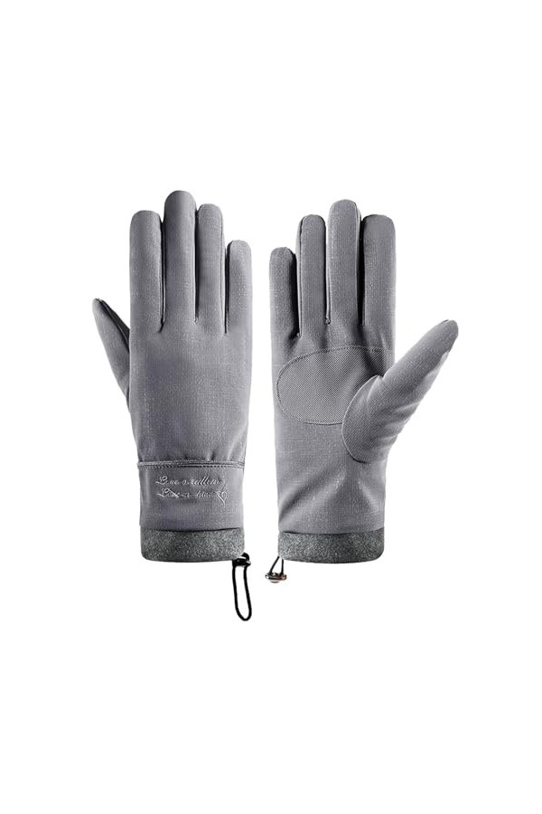 Mitaines en cachemire pour femme - Gants chauds tricotés - Sans doigts - Automne - Hiver - Pour femme - En tricot - Avec trou