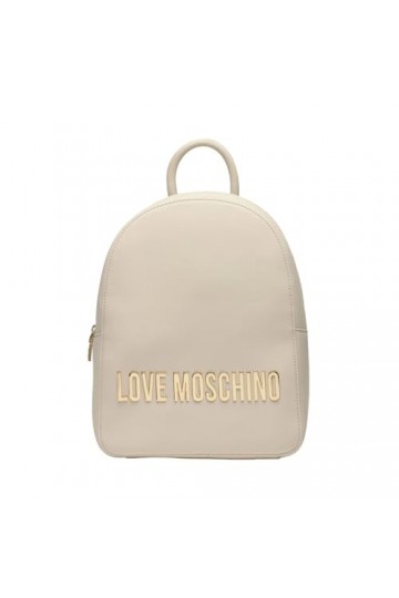 Love Moschino Sac à dos pour femme marque, modèle JC4193PP0HKD0, fabriqué en cuir synthétique., ivoire ral 1013 