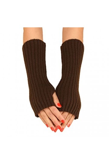 Femmes Automne et Hiver Vernis Normal Multicolore Laine Longue Rayée Mitaines Mitaines Gants Rouge Femmes Hiver, b, taille un