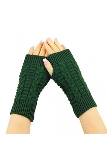 Costume dHalloween diable pour femme - Manches tricotées - Gants chauds et doux - Hiver - Unisexe - Mode Moufles écharpe cha