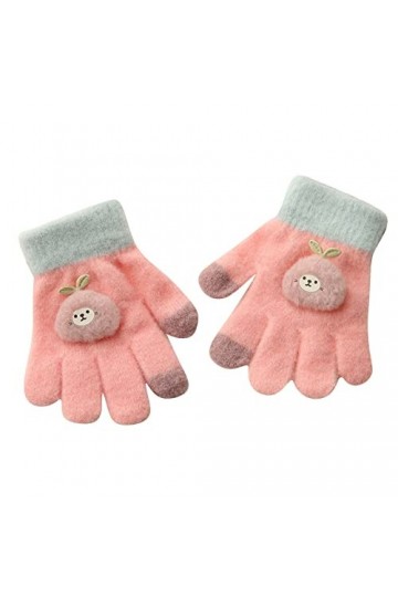 YANFJHV Gants dhiver extensibles gants chauds garçons ou gants tricotés en peau dagneau Gants pour femmes D, taille unique