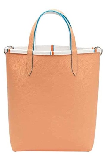 Lacoste Sac Cabas Réversible Avec Pochette Anna Seasonal Femme Farine Recifal Rayures