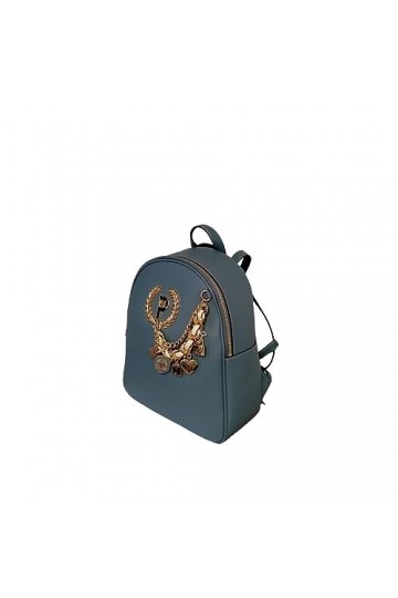 Sac à dos pour femme de la marque Pollini, modèle SC4620PP0HSE0, fabriqué en cuir synthétique., bleu, Taglia Unica