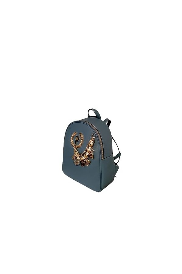 Sac à dos pour femme de la marque Pollini, modèle SC4620PP0HSE0, fabriqué en cuir synthétique., bleu, Taglia Unica