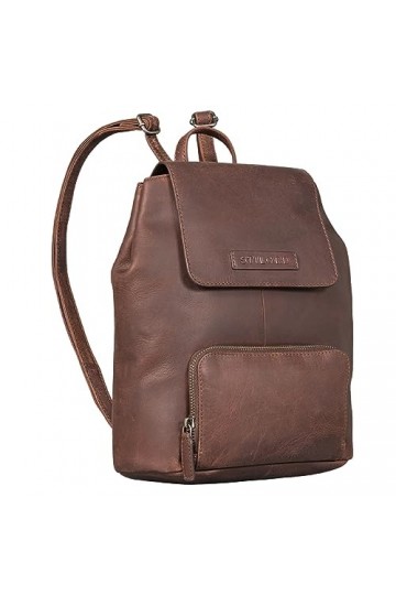 STILORD Johanna Petit sac à dos en cuir Femme Moderne Sac à dos Elégant en cuir Femme Daypack Vintage Sac à dos de ville Sa