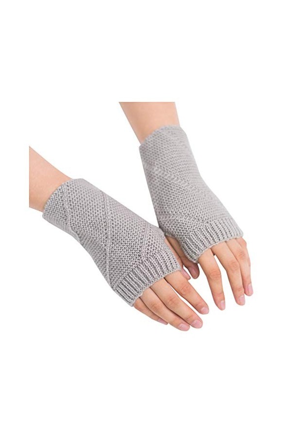 Mitaines tricotées douces et chaudes pour lhiver - Pour femme