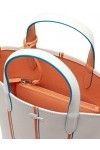 Lacoste Sac Cabas Réversible Avec Pochette Anna Seasonal Femme Farine Recifal Rayures