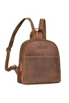 STILORD Elonora Sac à dos en cuir vintage 2 en 1 Femmes petit sac à dos en cuir Daypack Sac à dos pour femmes Sac à main à 