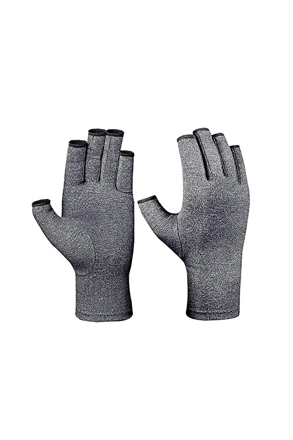 Gants sans doigts pour femme - Gants dhiver sans doigts - Gants tactiles - Manchettes pour femme - Chauffe-pouls - Gants de
