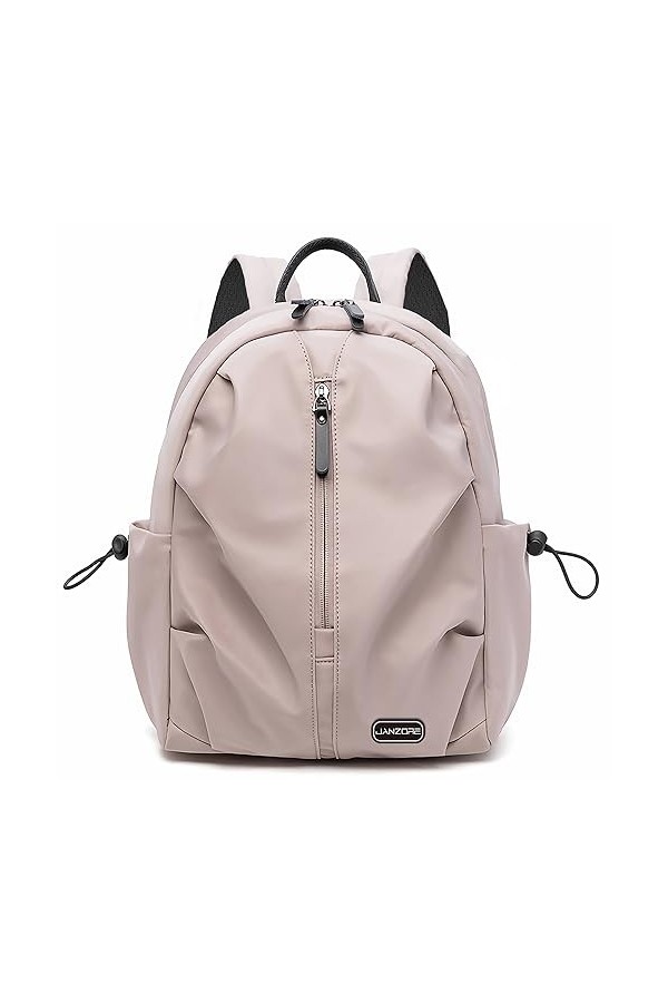 JANZORE Sac à dos pour femme - Petit sac à dos de ville élégant - Nylon étanche - Sac à dos décontracté - Sac à dos décole d