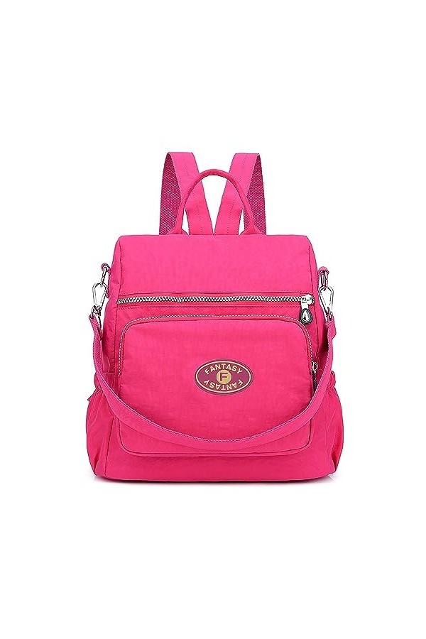 GFM® Ensemble sac à dos et sac à bandoulière - Nylon imperméable - Vacances, voyages, utilisation quotidienne décontractée N