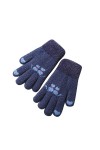 OBiQuzz Gants de dessin animé dhiver doigts entièrement tricotés pour garçon Moufles en polaire chauds pour bébé Gants de sk