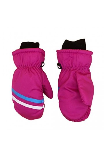 BOTCAM Gants pour garçons et tout-petits pour filles - Gants imperméables pour lhiver - Moufles de ski - Moufles de neige - 