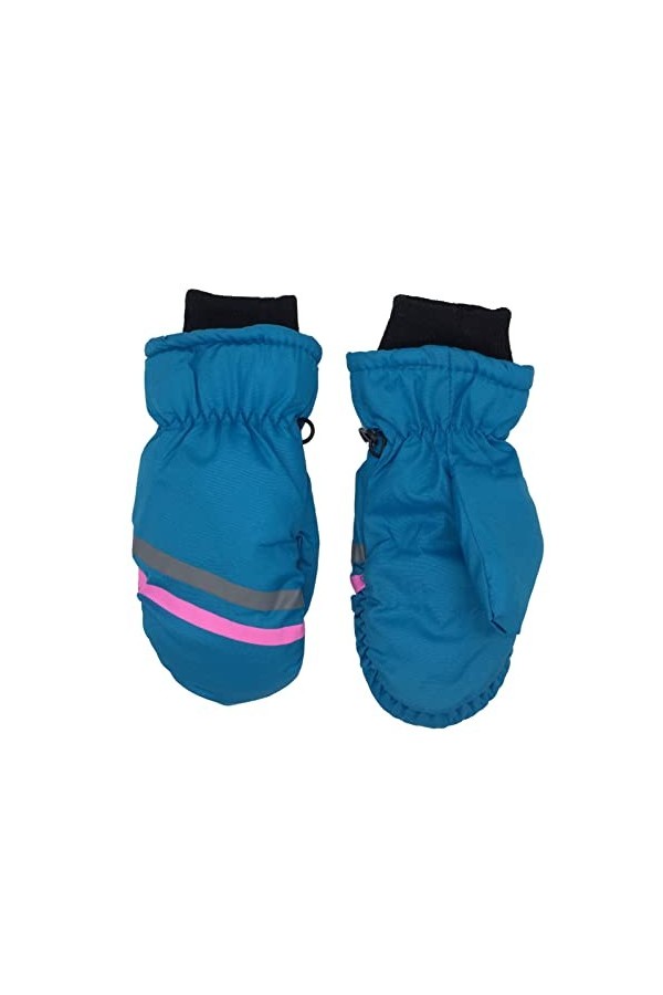 HANXIULIN Gants de neige pour enfants coupe-vent ski astronautes gants chauds avec boucle réglable Gants chauds pour enfants 