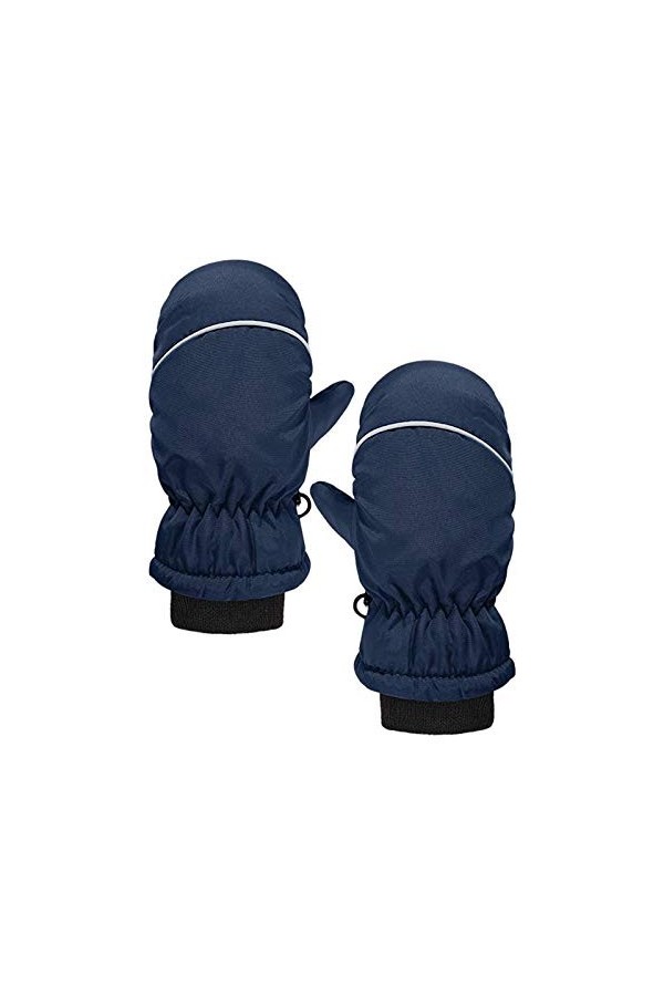 HANXIULIN Gants de neige pour enfants en hiver légers pour filles et garçons de 1 à 14 ans Isolation thermique coupe-vent Spo