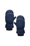 HANXIULIN Gants de neige pour enfants en hiver légers pour filles et garçons de 1 à 14 ans Isolation thermique coupe-vent Spo