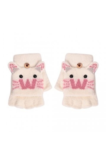 YCBMINGCAN Mitaines convertibles pour tout-petits en cachemire avec mitaines pour garçon en laine - Gants dhiver à rabat pou