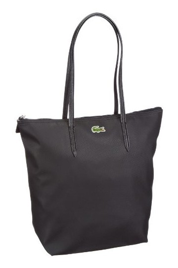 Lacoste Women Handbag, Pochette pour femme noir 27x35x14 cm B x H x T 