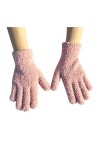 Gants épais et gants tricotés pour hommes et femmes chauds en velours dhiver froid Gants sans bout des doigts